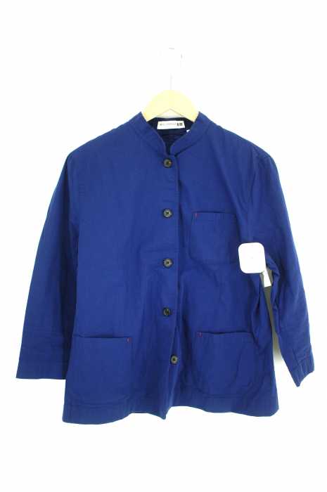 IINES LA FRESSANGE×UNIQLO （ユニクロ） スタンドカラーシャツジャケット メンズ トップス