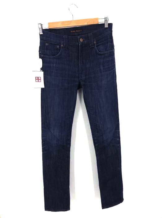 Nudie Jeans(ヌーディージーンズ) TAPE TED ORG.DRY GREY EMBO スキニーデニムパンツ メンズ パンツ