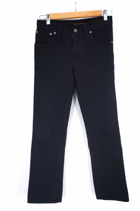 Nudie Jeans(ヌーディージーンズ) SLIM JIM ORG DRY BLACK スリムブラックデニムパンツ メンズ パンツ