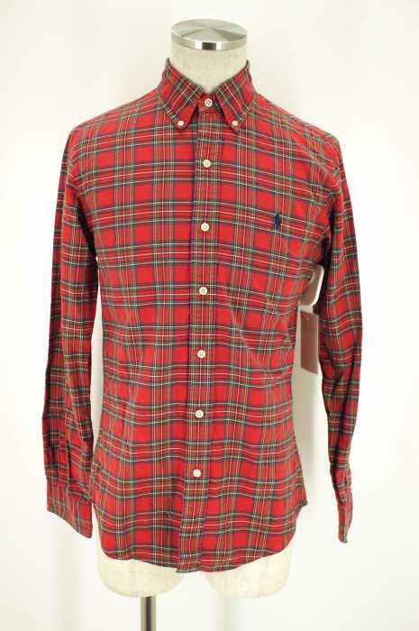 RALPH LAUREN （ラルフローレン） SLIM FIT チェック柄ボタンダウンシャツ メンズ トップス