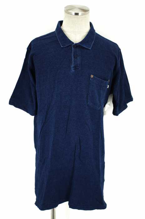 STUSSY (ステューシー) インディゴポロシャツ メンズ トップス