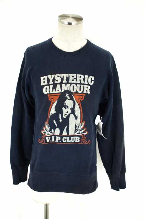 HYSTERIC GLAMOUR （ヒステリックグラマー） プリントスウェットプルオーバー メンズ トップス