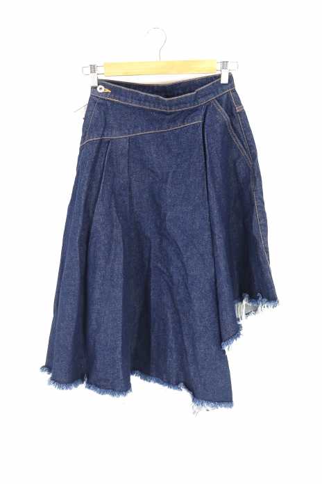 CRY.（クライ） Tribes / skirt アシンメトリーデニムスカート レディース スカート