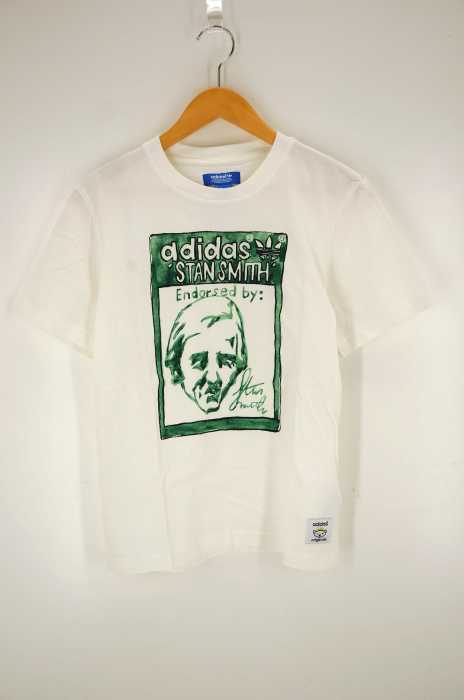 adidas （アディダス） stan smith プリント半袖Tシャツ メンズ トップス