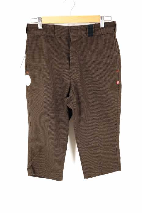 BEDWIN THE HEARTBREAKERS×Dickies（ベドウィンザハートブレイカーズディッキーズ） 千鳥格子柄　クロップドチノパンツ メンズ パンツ