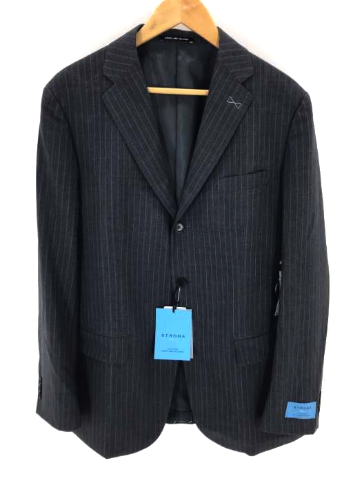 UNITED ARROWS green label relaxing（ユナイテッドアローズグリーンレーベルリラクシング） STRONAチョークストライプ3ボタンBNDNTHP-ジャケット メンズ アウター