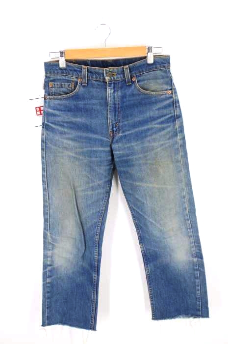 Levis（リーバイス） 505 ボタン裏501裾カットオフテーパード デニム パンツ メンズ パンツ