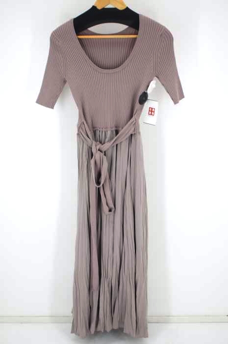 emmi atelier(エミアトリエ) ニットドッキングワンピース レディース ワンピース