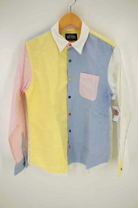 BEAMS(ビームス) カザリステッチマルチボタンシャツ メンズ トップス