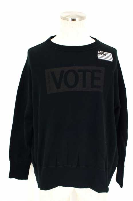 VOTE MAKE NEW CLOTHES　 （ヴォート メイク ニュー クローズ） プリントプルオーバースウェット メンズ トップス