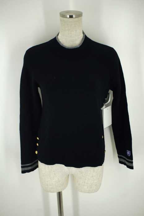 BLUE LABEL CRESTBRIDGE (ブルーレーベル クレストブリッジ) 15AW コットンウールプルオーバーニット レディース トップス