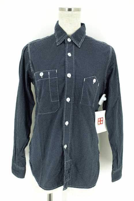 FWK engineered garments (エフダブリューケーエンジニアードガーメンツ) ドット柄コットンワークシャツ レディース トップス