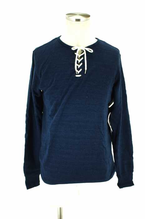 Steven Alan （スティーブンアラン） レースアップトップス　カットソー メンズ トップス