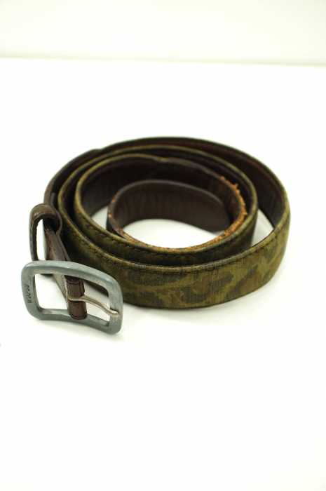 (W)TAPS（ダブルタップス） 12AW BELT 30 ゴートレザー×レオパード柄 メンズ ファッション雑貨