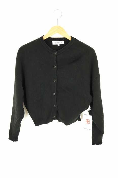 ENFOLD （エンフォルド） シルクコットンカーディガン レディース トップス