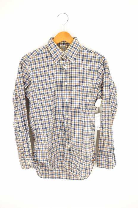 individualized shirts × nano universe （インディヴィジュアライズドシャツ ナノユニバース） チェック柄ボタンダウンシャツ メンズ トップス