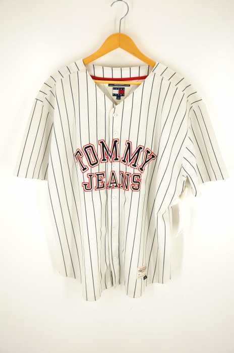 tommy jeans(トミージーンズ) 90S ベースボールシャツ メンズ トップス
