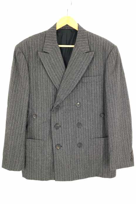 Y's for men(ワイズフォーメン) 97AW ピークドラペル3Bダブルブレストウールテーラードジャケット メンズ アウター
