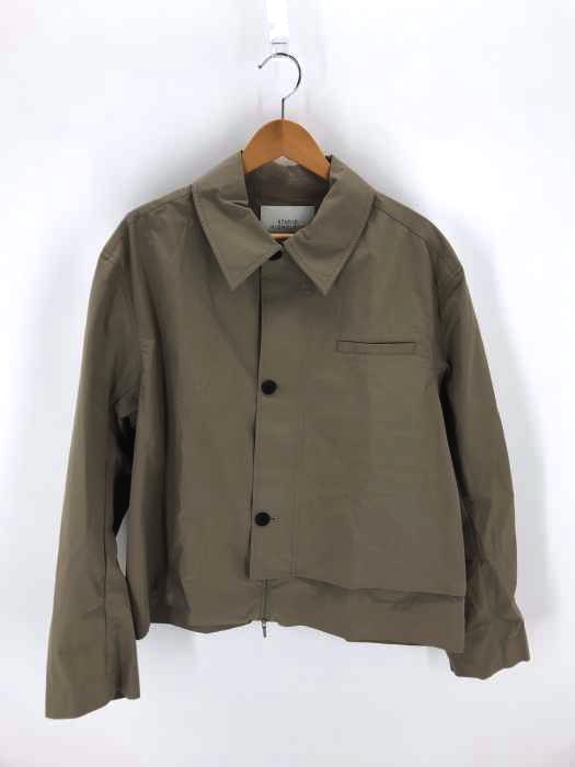 STUDIO NICHOLSON（スタジオニコルソン） Powder Cotton Overlap Shirt メンズ トップス