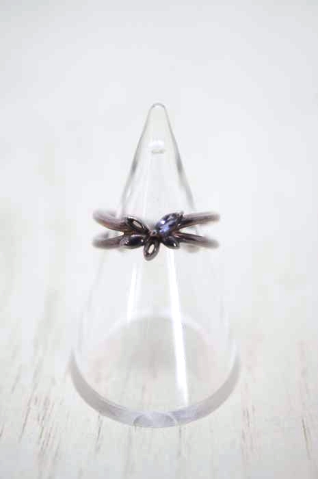 ANNASUI(アナスイ) 花デザインシルバーリング レディース アクセサリー