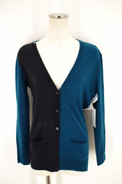CARVEN （カルヴェン） バイカラーウールカーディガン レディース トップス