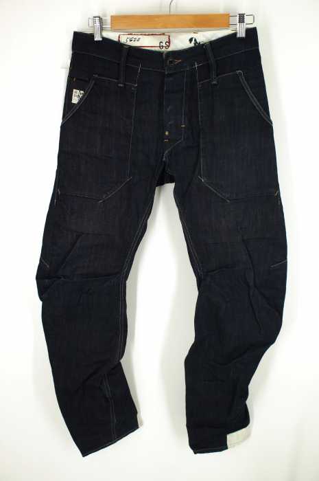 G-STAR RAW (ジースターロー) JAIL CHINO LOOSE TAPERED 立体裁断ベイカーデニムパンツ メンズ パンツ