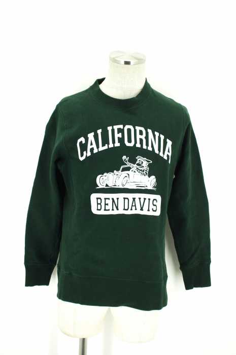 BEN DAVIS （ベンデイビス） プリントスウェットトップス メンズ トップス