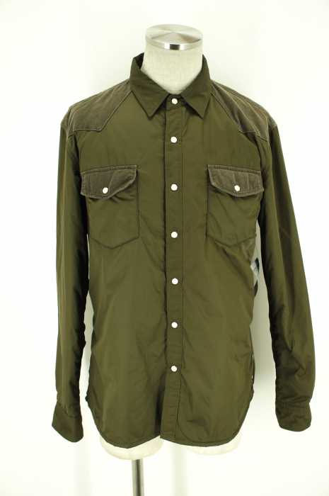 DENIM BY VANQUISH & FRAGMENT (デニムバイヴァンキッシュ アンド フラグメント) コーデュロイ切替スナップボタンジャケット メンズ アウター