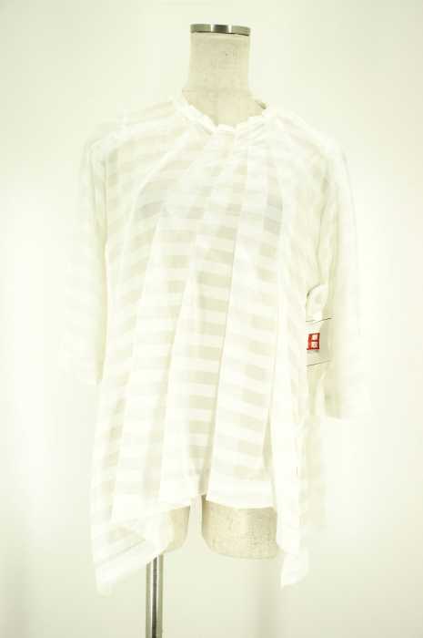 ANREALAGE （アンリアレイジ） 17SS シースルー総柄シャツ レディース トップス