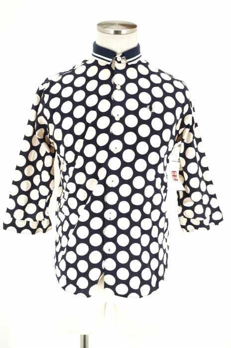 FRED PERRY （フレッドペリー） ポロカラードット七分袖シャツ メンズ トップス