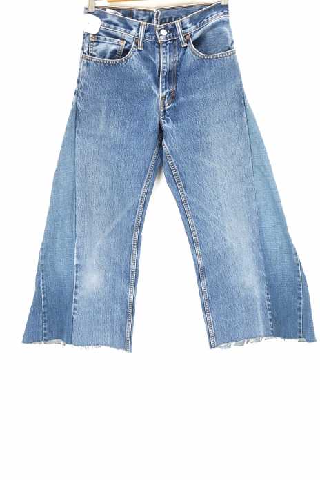 Levi's （リーバイス） 505 リメイク切りっ放しワイドデニム メンズ パンツ