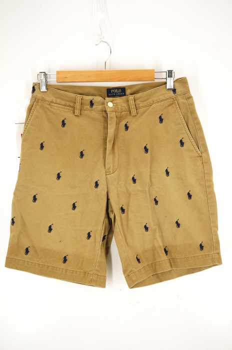 Polo by RALPH LAUREN （ポロバイラルフローレン） 総柄ポロ刺繍ハーフパンツ メンズ パンツ