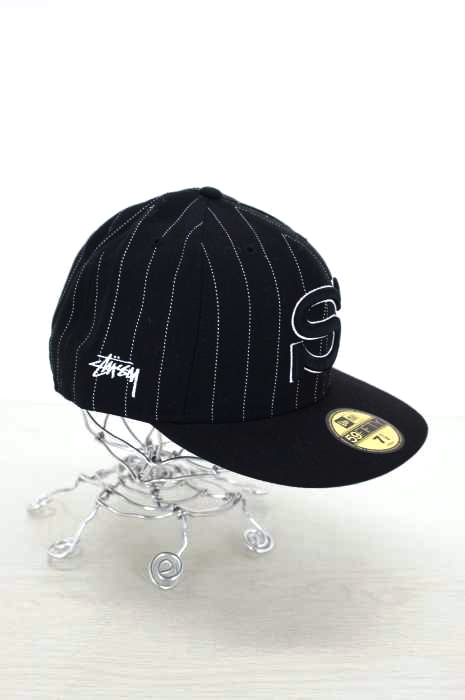 Stussy（ステューシー） フロント刺繍ストライプキャップ メンズ 帽子