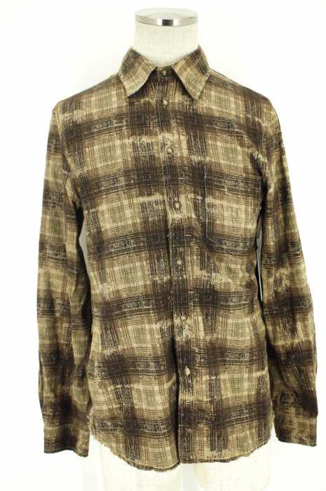 Iroquois（イロコイ） PAIN OMBRE CHECK チェックシャツ メンズ トップス
