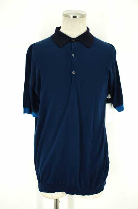 JOHN SMEDLEY（ジョンスメドレー） コットンニットポロシャツ メンズ トップス