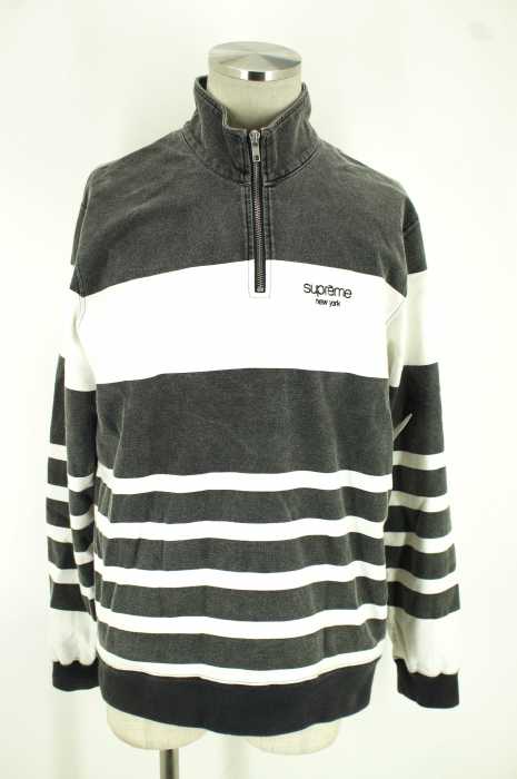 Supreme （シュプリーム） 16SS Printed Stripe Half Zip ハーフジップ メンズ トップス