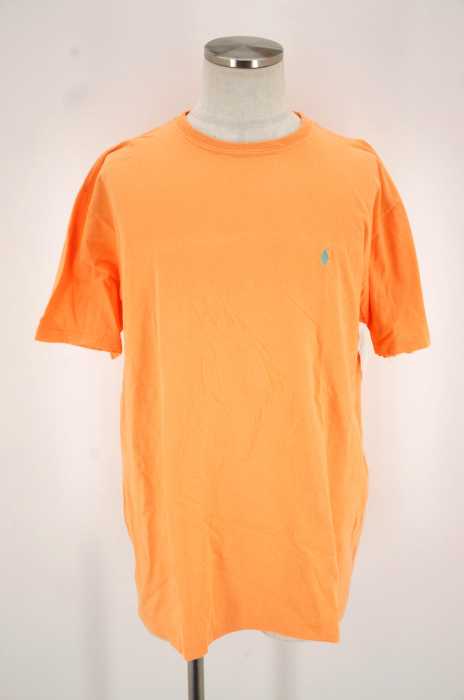 Polo by RALPH LAUREN (ポロバイラルフローレン) USA FABRIC 胸ワンポイント刺繍バックプリントクルーネックTシャツ メンズ トップス