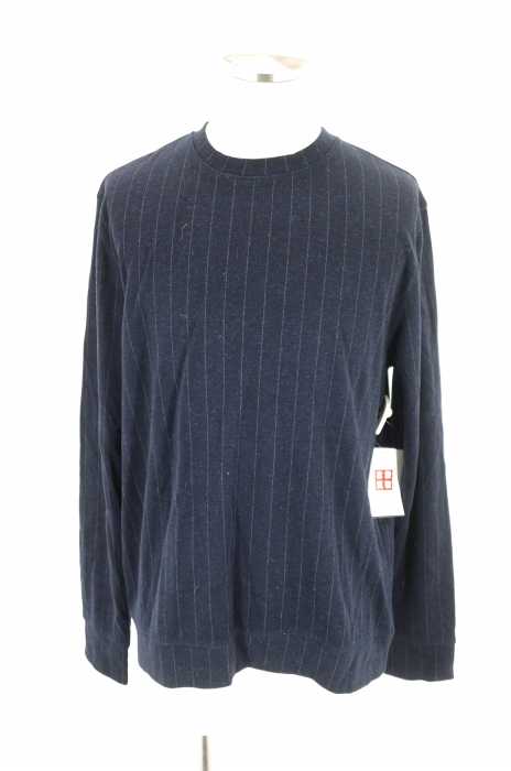 H&M (エイチアンドエム) ストライプ柄ウール混トップス メンズ トップス