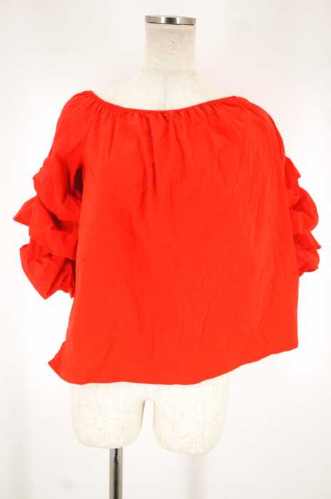 ZARA WOMAN (ザラ ウーマン) フリルプルオーバートップス レディース トップス