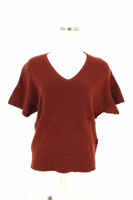 BEAUTY & YOUTH UNITED ARROWS （ビューティーアンドユースユナイテッドアローズ） CTN MILANO V/T  コットンミラノリブVネックニット レディース トップス