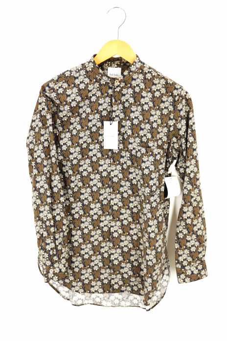 Paul Smith （ポールスミス） 総柄バンドカラー比翼シャツ メンズ トップス