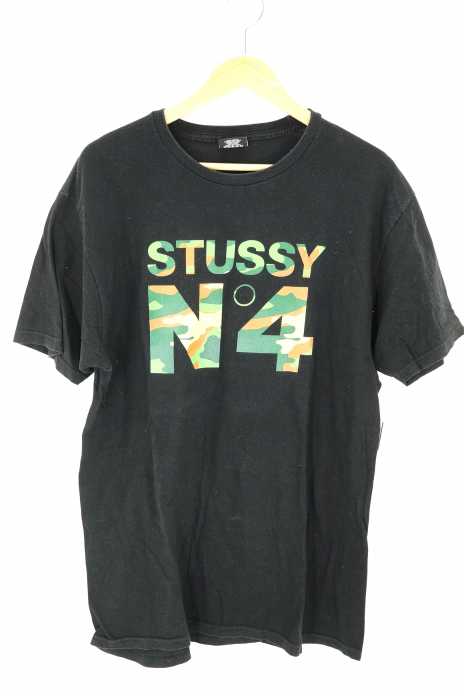 STUSSY （ステューシー） カモ柄プリント半袖Tシャツ メンズ トップス