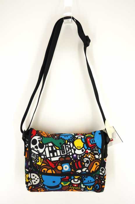 A BATHING APE （アベイシングエイプ） BABY MILO STORE サコッシュ マイロ SAFARI メンズ バッグ