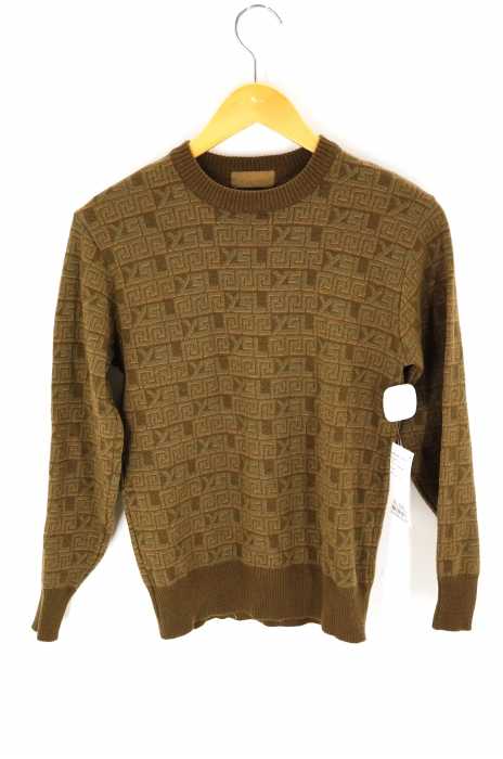 Yves Saint Laurent （イヴサンローラン） 80S～90S 総柄クルーネックニット レディース トップス