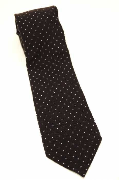 TOM FORD（トムフォード） ドット柄シルク混ウールネクタイ メンズ ファッション雑貨