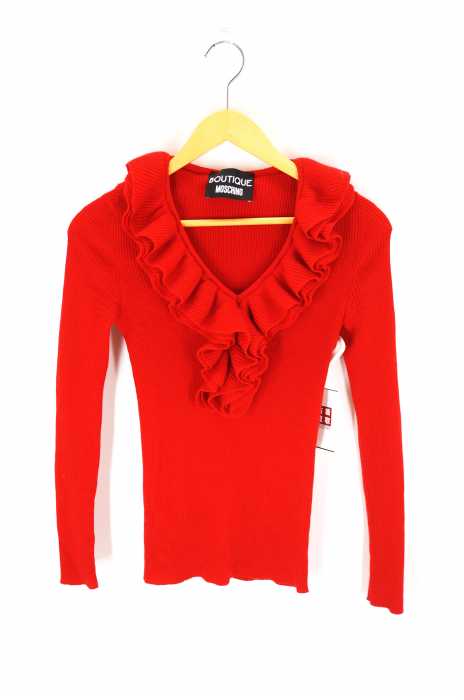 BOUTIQUE MOSCHINO（ブティックモスキーノ） フリルウールニット レディース トップス