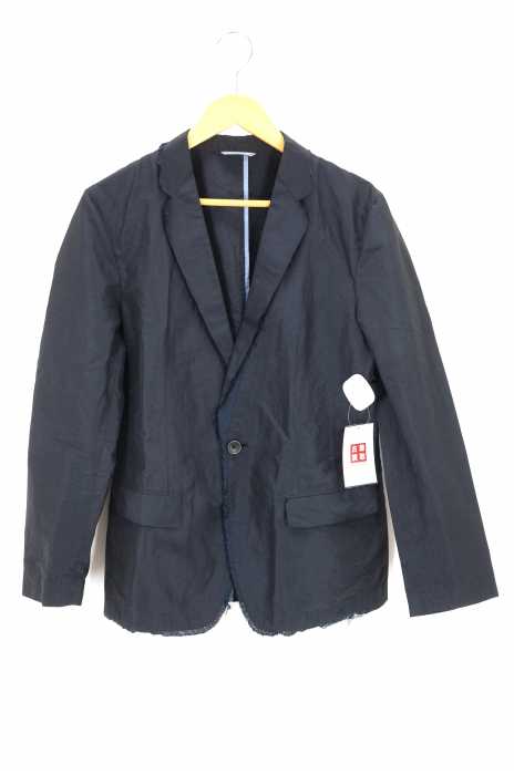 LANVIN en Bleu （ランバンオンブルー） リネン混カットオフテーラードジャケット メンズ アウター