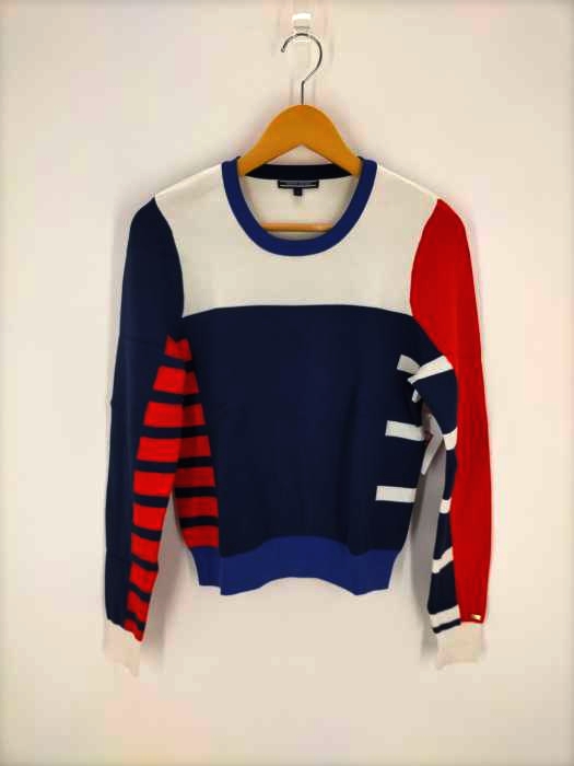 TOMMY HILFIGER（トミーヒルフィガー） ビスコースカラーブロックセーター レディース トップス