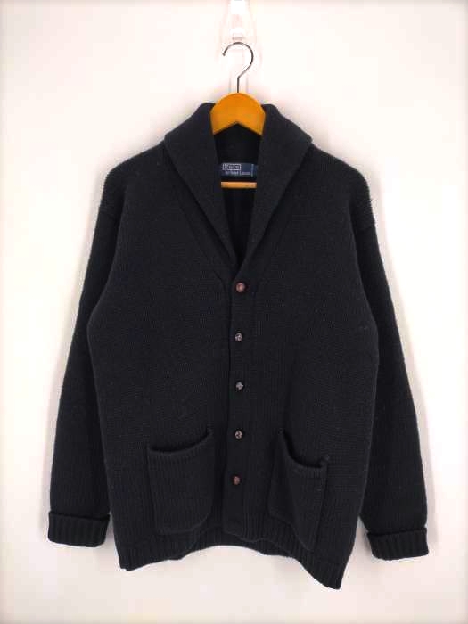 POLO RALPH LAUREN（ポロラルフローレン） クルミボタン ショールカラーウールカーディガン メンズ トップス