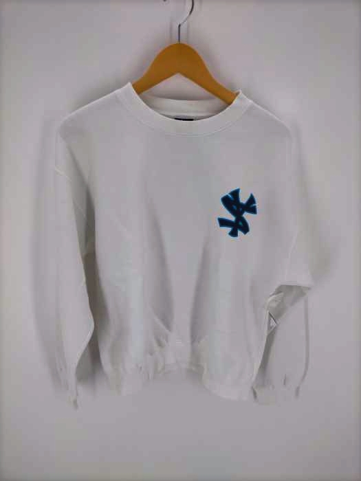 Stussy（ステューシー） 90S 紺タグ USA製 バックプリントスウェット レディース トップス
